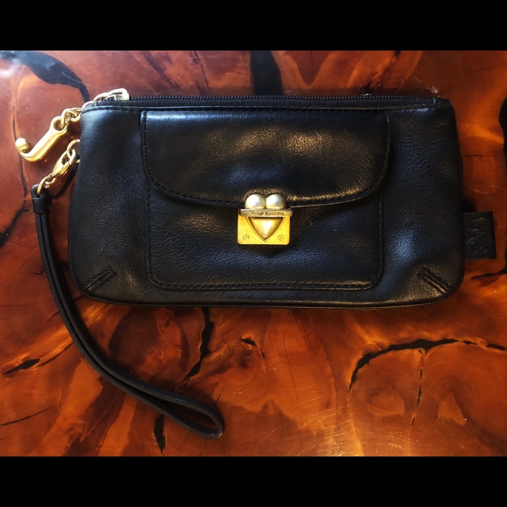 Juicy Couture Leather Wristlet